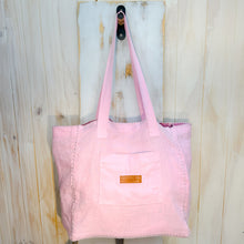 Load image into Gallery viewer, Journey Linen Tote Contrast Stitching