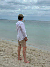 Load image into Gallery viewer, Breakwater Men's Linen Shirt White