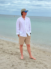 Load image into Gallery viewer, Breakwater Men's Linen Shirt White