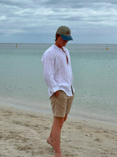 Load image into Gallery viewer, Breakwater Men's Linen Shirt White