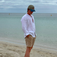 Load image into Gallery viewer, Breakwater Men's Linen Shirt White