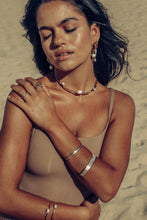 Load image into Gallery viewer, Azalea 18kt Yellow Gold Plated Cuff Bracelet