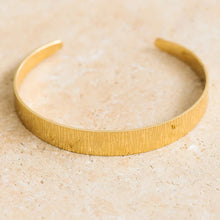 Load image into Gallery viewer, Azalea 18kt Yellow Gold Plated Cuff Bracelet
