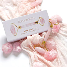 Load image into Gallery viewer, Rose Quartz Facial Roller Bopo Women