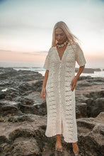 Load image into Gallery viewer, Crochet Maxi Dress