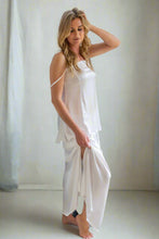 Load image into Gallery viewer, Castaway Maxi Slip Skirt Ivory