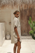 Load image into Gallery viewer, Grace Mini Shirtdress Dune