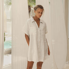 Load image into Gallery viewer, Grace Mini Shirtdress Dune