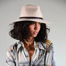 Load image into Gallery viewer, The Dingo 100% Wool Felt Hat Cream - Desert to Ocean
