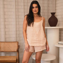 Load image into Gallery viewer, Fundamental Linen Cami Blush