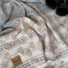 Load image into Gallery viewer, Paisley Double Organic Towel