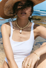 Load image into Gallery viewer, Jewel 24kt Gold Vermeil & Pearl Necklace