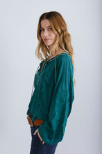 Load image into Gallery viewer, Desert Bloom Blouse Jade