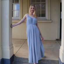 Load image into Gallery viewer, Solare Maxi Slip Dress Oyster