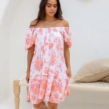 Load image into Gallery viewer, Spellbound Off Shoulder Mini Dress