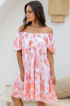 Load image into Gallery viewer, Spellbound Off Shoulder Mini Dress