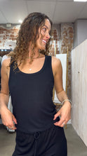 Load image into Gallery viewer, Balance Tank Ecovero Midnight