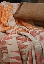 Load image into Gallery viewer, Boho Pink Organic Handmade Blanket