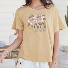 Load image into Gallery viewer, Wild Child T Shirt Latte