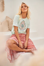 Load image into Gallery viewer, Flora Aqua Jaase Vintage Tee