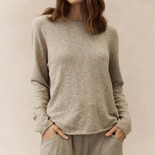 Load image into Gallery viewer, Nellie Top Khaki 100% Cotton