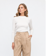 Load image into Gallery viewer, Ivory Stripes Knit