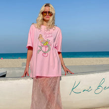 Load image into Gallery viewer, Mermaid Cocktail T-Shirt Pink