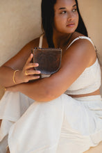 Load image into Gallery viewer, Palms Pouch Vintage Brown