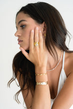 Load image into Gallery viewer, Island 18kt Rose Gold Plated Cuff Bracelet