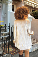 Load image into Gallery viewer, Sadie Blush Velvet Fur Jacket