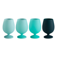 Load image into Gallery viewer, Sarcelle Stemm Silicone Wine Glasses Set 4