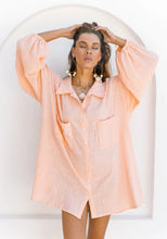 Load image into Gallery viewer, Capri Shirtdress Grapefruit