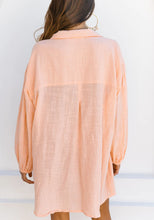 Load image into Gallery viewer, Capri Shirtdress Grapefruit