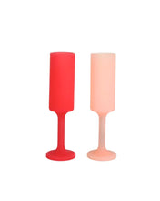Load image into Gallery viewer, Seff Unbreakable Silicone Champagne Flutes Set 2