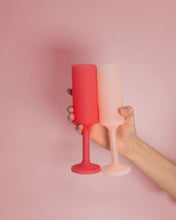 Load image into Gallery viewer, Seff Unbreakable Silicone Champagne Flutes Set 2