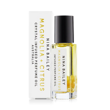 Load image into Gallery viewer, Citrus & Magnolia Crystal Infused Perfume Oil