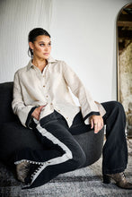 Load image into Gallery viewer, Contrast Linen Shirt Natural