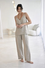 Load image into Gallery viewer, Fundamental Wide Leg Linen Pant Natural