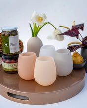Load image into Gallery viewer, Holiday Frost Fegg Silicone Tumblers Set 4