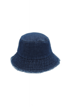Load image into Gallery viewer, Vacation Bucket Hat Denim