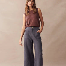 Load image into Gallery viewer, Jude Pant Linen Steel