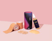 Load image into Gallery viewer, Luxe Bundle Large Breast Boob Tape & Nipple Covers