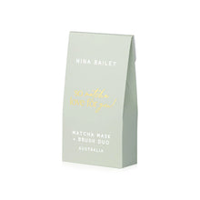 Load image into Gallery viewer, Matcha Clay Mask And Brush Duo