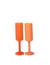 Load image into Gallery viewer, Seff Unbreakable Silicone Champagne Flutes Set 2