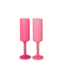 Load image into Gallery viewer, Seff Unbreakable Silicone Champagne Flutes Set 2