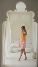 Load and play video in Gallery viewer, Oia Shorts Pink Orange Stripe