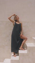 Load and play video in Gallery viewer, Solare Maxi Slip Dress Driftwood