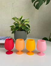 Load image into Gallery viewer, Sunset Stemm Silicone Wine Glasses Set 4