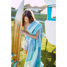 Load image into Gallery viewer, Coastal Calm Handloomed 100% Cotton Blanket/Throw - Desert to Ocean