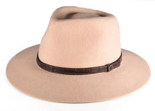 Load image into Gallery viewer, The Dingo 100% Wool Felt Hat Cream - Desert to Ocean